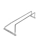 RWEAONT Edelstahl Weinregal EIN- und Zweireihige Weinglas hohen Glas Rackschrank Wandbehang Aufbewahrungsbox Rack (Color : 1 Row 22CM)