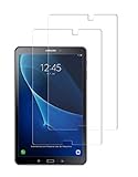 TECHKUN Panzerglas Schutzfolie Kompatibel mit Samsung Galaxy Tab A 10.1 2016 T580/T580N/T585N,[2 Stück] Schutzfolie für Samsung Galaxy Tab A T580 / T585 [10,1 Zoll]