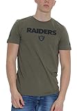 New Era NFL Camo Wordmark T-Shirt Herren Oakland Raiders Khaki, Größe:M