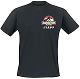 Jurassic Park Ranger Männer T-Shirt schwarz XXL 100% Baumwolle Fan-Merch, F