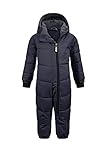 Killtec Skioverall Kinder Twinkly MNS ONPC B - Overall in Daunenoptik - Schneeanzug mit Kapuze - Winteranzug mit flauschigem Innenfutter, dunkelnavy 98/104