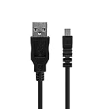 USB-Kabel komp. zu Panasonic Lumix DMC-FZ1000, DMC-FZ300, DMC-FZ200, DMC-GX1, DMC-GX8, DMC-LX100, DMC-SZ10, DMC-TZ31, DMC-TZ41, DMC-TZ61, DMC-TZ71, Kamera Datenkabel 1,5m, Verbindungskabel von W