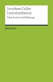 Literaturtheorie: Eine kurze Einführung (Reclams Universal-Bibliothek)