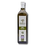 Olivenöl Extra Nativ - 1-Liter kaltgepresst aus Kreta, Griechenland - mild-fruchtig - 100% handverlesen, Singvogelgeschützt - 100% Sortenrein - C