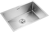 ZHAOSHUNLI Spüle Becken Kitchen Sink Verdickte Startseite Reversible Sink Einzelnes Waschbecken Balkon Einbau-Bar (Size : 76 * 43 * 21CM)