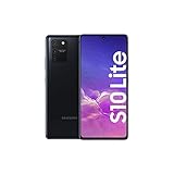 Samsung Galaxy S10 Lite Android Smartphone ohne Vertrag, 4.500 mAh Akku, Schnellldaden, 6,7 Zoll Super AMOLED Display, 128 GB/8 GB RAM, Dual SIM, Handy in schwarz, deutsche V