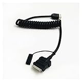 YUNXIAN Auto Elektronische Teile Auto-Medien AUX-Hilfs-Audio-Eingang Kabeladapter Fit für Land Rover Range Rover Fit für Jaguar XF. Fit für die Telefon-iPod-Schnittstelle Kabeladap