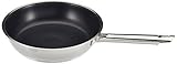 RÖSLE ELEGANCE Bratpfanne, Hochwertige Universalpfanne mit Antihaftversieglung ProPlex, 24 cm, Edelstahl 18/10, Induktionsgeeignet, Spülmaschinengeeig