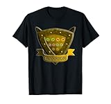 Cat Warrior Schild Augen Gold Lustiges Geschenk für Kinder T-S