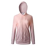 SALEBLOUSE Damen Herbst Tie Dye Gradient Printed Sweatshirt Hoodies Langarm Kordelzug Lässig Oversized Pullover Bluse Frauen Loose Fit Elegant Modisch Jumper Tops Sweater Kapuzenmantel Outwear Top