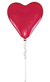 Amscan INT996560 - Latexballon Riesenherz 170 cm, Valentinstag, Muttertag