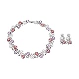 01 02 015 Legierungsohrringe, Exquisites Modisches Leichtes Schmuckset für Frau für Freunde zum täglichen Tragen für Liebhaber für Party