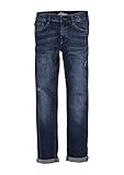 s.Oliver Jungen Regular: Slim Leg-Jeans Dark Blue 146.REG