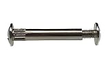 20 X Mprofi MT® Verbindungsschraube Schrankverbinder Bohrloch 5mm M4 Vollmetall vernickelt 32-38mm M4/32-38/20