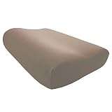 Edda Lux Bezug passend für Tempur Shape Schlafkissen S, M und L, 50 x 31 cm, formbeständiger Jersey Kissenbezug für Nackenstützkissen, aus 100 % Baumwolle, in T