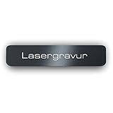 Metzler Anthrazit Namensschild Edelstahl - rostfrei & massiv - inklusive Gravur - witterungsbeständig & langlebig - direkt vom Hersteller (selbstklebend)