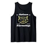 lustige Katze mit Spruch Alarmanlage Tank Top