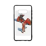 Schutzhülle für Samsung S10E, TPU, Akira Anime, mit Glasschutz, stoßfest, kratzfest, Schw