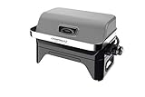 Campingaz Gasgrill Attitude2go CV, raucharmer Tischgrill, tragbarer Balkon-Grill, Camping-Grill, mit Deckel, Thermometer und Gusseisen-Grillrost, Betrieb mit CV Gask