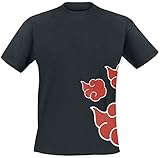 Naruto Wind Männer T-Shirt schwarz M 100% Baumwolle Anime, Fan-Merch, TV-Serien, Zeichentrick