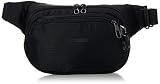 Pacsafe Vibe 100 - Anti-Diebstahl Hüfttasche, Diebstahlschutz Hipbag, 210D Nylon Ripstop, Umhängetasche Tasche, Schwarz/Jet Black