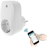 Shangya LJ.Tragbar frei.App.Wi-Fi Home/Büros Automatisierung Smart Wireless Power WiFi-Stecker,EU Stecker (weiß) (Color : White)