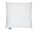 xDream Nature Kopfkissen mit hochwertigem Baumwollbezug | Öko-Tex zertifiziertes Kopfkissen mit Reißverschluss | 80 x 80