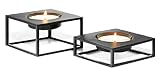 Philippi - SOLERO Teelichthalter - Größe M - schlichtes elegantes Design - SOLERO ist die neue, moderne Serie für ihr zu H