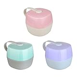 Tragbare Schnuller-Box INTVN 3 Stück Schnuller-Aufbewahrungsboxen， Schnullerbox für Baby Neugeborene BPA-frei Reise Aufbewahrungsbox für die tägliche Aufbewahrung von Schnullern 3 Farb