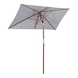 Balkonblende 210 x 140 cm Sonnenschirm Balkon Sichtschutz Schirm Rechteckig UV50