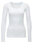 ONLY Damen Langarmshirt onlLIVE LOVE NEW LS O-NECK TOP NOOS Weiß (White)), 36 (Herstellergröße: S)