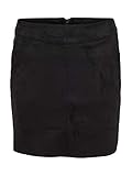 ONLY Damen Onljulie Fauxsuede Bonded Skirt Otw Noos Rock,Schwarz (Black Black) , 40