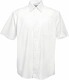 Fruit of the Loom Herren Freizeit-Hemd weiß Bianco XXL