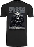 Rammstein Herren Band Photo Tee T-Shirt, Black, L