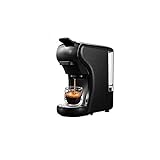 Kaffeemaschine Kapsel-Kaffeemaschine DREI-in-Eins-Multifunktions-Kapsel-Kaffeemaschine Geeignet für Home Office (Farbe : Schwarz, Größe : Einheitsgröße)