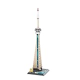 Berühmtes Gebäude Toronto TV Tower Modell Baustein Set 3D Miniatur Nano Backstein Montage Lernspielzeug Baustein (Größe : 400PCS)