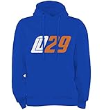 Scallywag® Eishockey Hoodie Leon Draisaitl Oilersnation I Größen S - XXL I A BRAYCE® Collaboration (Kapuzenpullover aus der Offiziellen LD29 Kolllektion) (M)