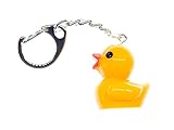 Miniblings Quietscheente Ente Badeente Schlüsselanhänger - Handmade Modeschmuck I Anhänger Schlüsselring Schlüsselband Keyring - Quietscheente Ente B