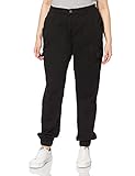 Urban Classics Damen Ladies High Waist Cargo Pants Hose, Black, 30