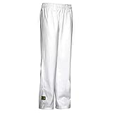 JLSPORT Authentische Brasilianische Capoeira Kampfsport Hose Unisex/Kinder (Weiß) - 11-12