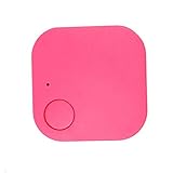 Auto Motor GPS Tracker Bluetooth Smart Anti Lost Gerät Kinder Haustiere Brieftasche Schlüssel Alarm Mini Locator Echtzeit Finder Gerät (Rosa)