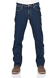 Wrangler Herren Jeans Arizona Jeanshose Für Männer Regular Fit Stretch Denim Hose Blau Dunkelblau Schwarz Grau w30-w46, Größe:W 36 L 30, Farbe:Blue Storm (W12OLQ36P)