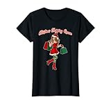 Damen Weihnachts-Einkaufskönigin, Weihnachts-Einkaufsmannschaft, lustig T-S