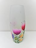 ovale Vase Glas b