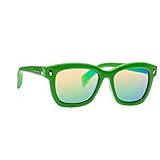 Italia Independent Unisex-Erwachsene 0011-033-000 Sonnenbrille, Grün (Verde), 53.0