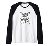 Lustiges T-Shirt mit Aufschrift 'Bun in the Oven', Schwangerschaftsankündigung Rag