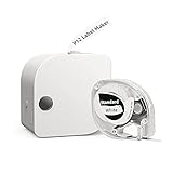 Phomemo P12 Etikettiergerät Bluetooth Etikettendrucker Beschriftungsgerät Selbstklebend Tragbarer Labeldrucker für Zuhause, Schule，Büro, Supermarkt, Datum, Name, Kompatibel mit Android & Ios，Weiß