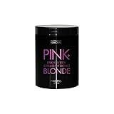 PINK BLONDE Pink Farbkur / Haarmaske mit Erdbeer-Extrakte Haarmaske - 1 Liter - Anti Gelb