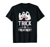 EMT EMS Sanitäter AMR Trick or Treatment Halloween Ghost T-S