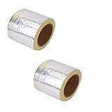 Queiting 2Pcs 5M Wasserdicht Klebeband Band Wasserfeste Folienband Zum Abdichten und Befestigen Selbstklebend Band Rep